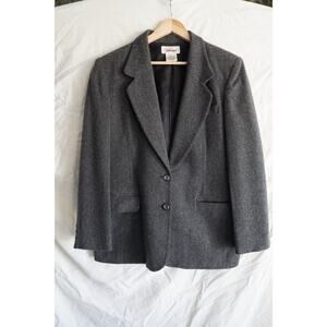 Vintage Worthington Charcoal Wool Blazer (M)